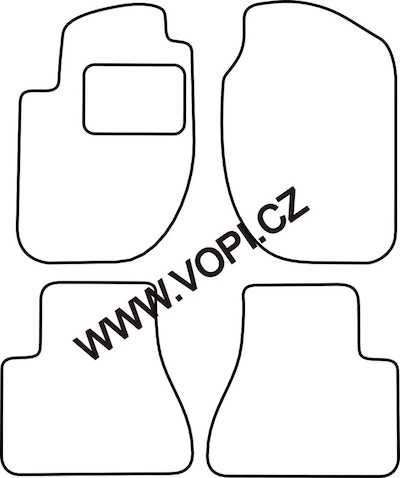 Autokoberce Rover Freelander 2001 - 09/2006 Perfectfit (3914)